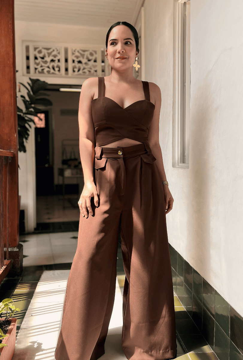 PANTALÓN ÉBANO BOTA ANCHA