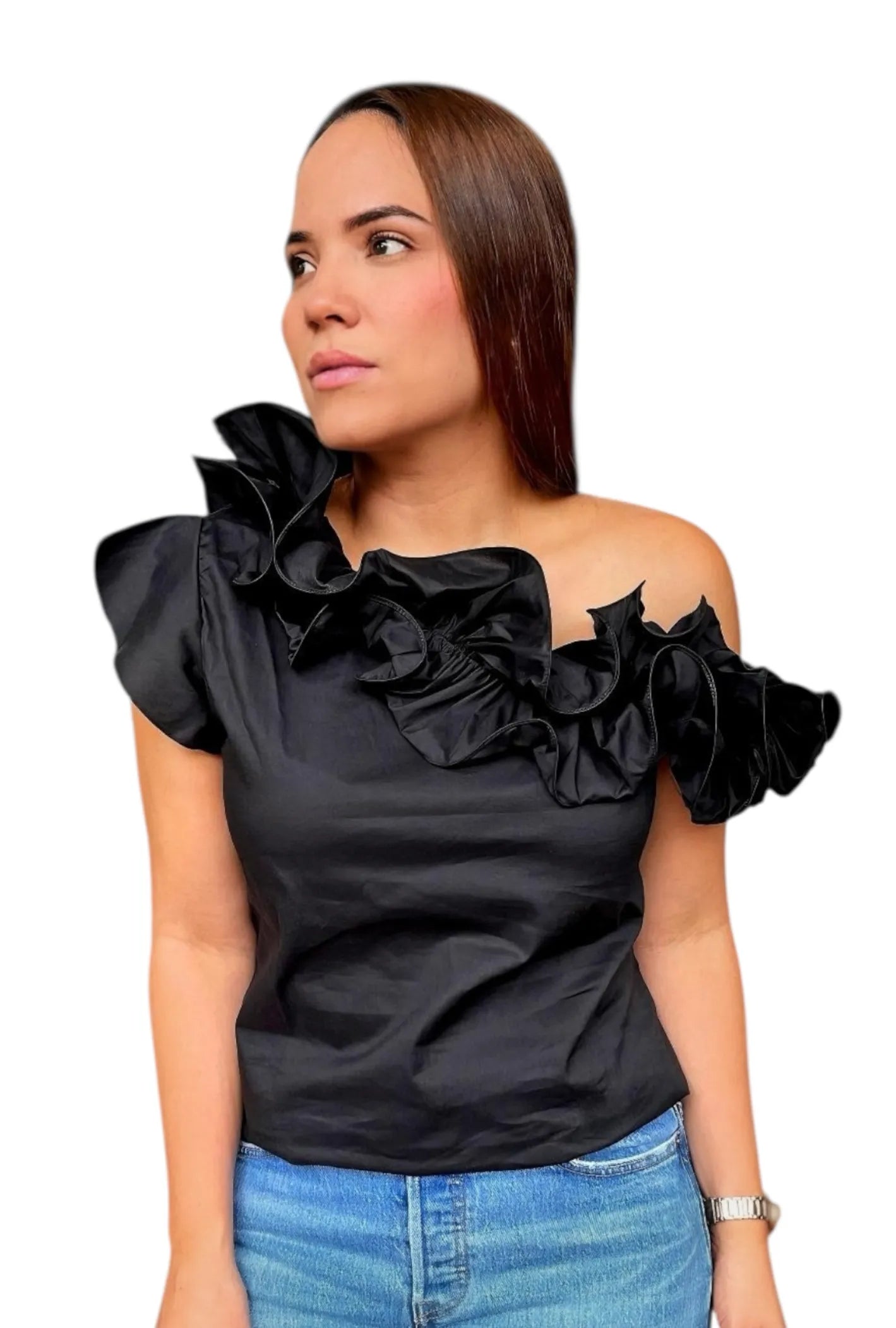 BLUSA ESCOTE ASIMÉTRICO | "PENÉLOPE"
