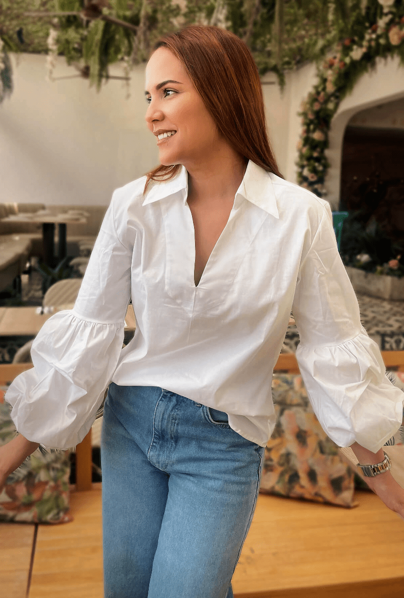 CAMISA MANGA BOMBACHA | "ALMA"
