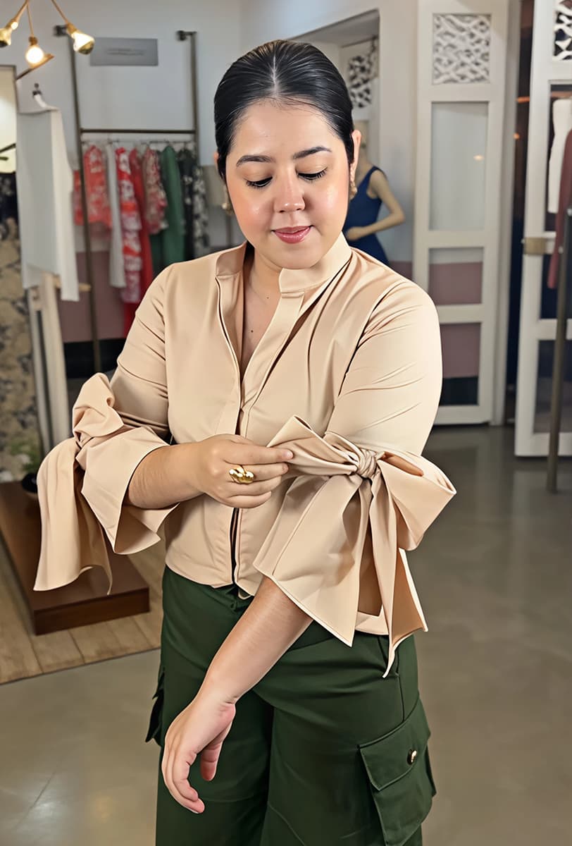 CAMISA CUELLO MILITAR | "LUNA"
