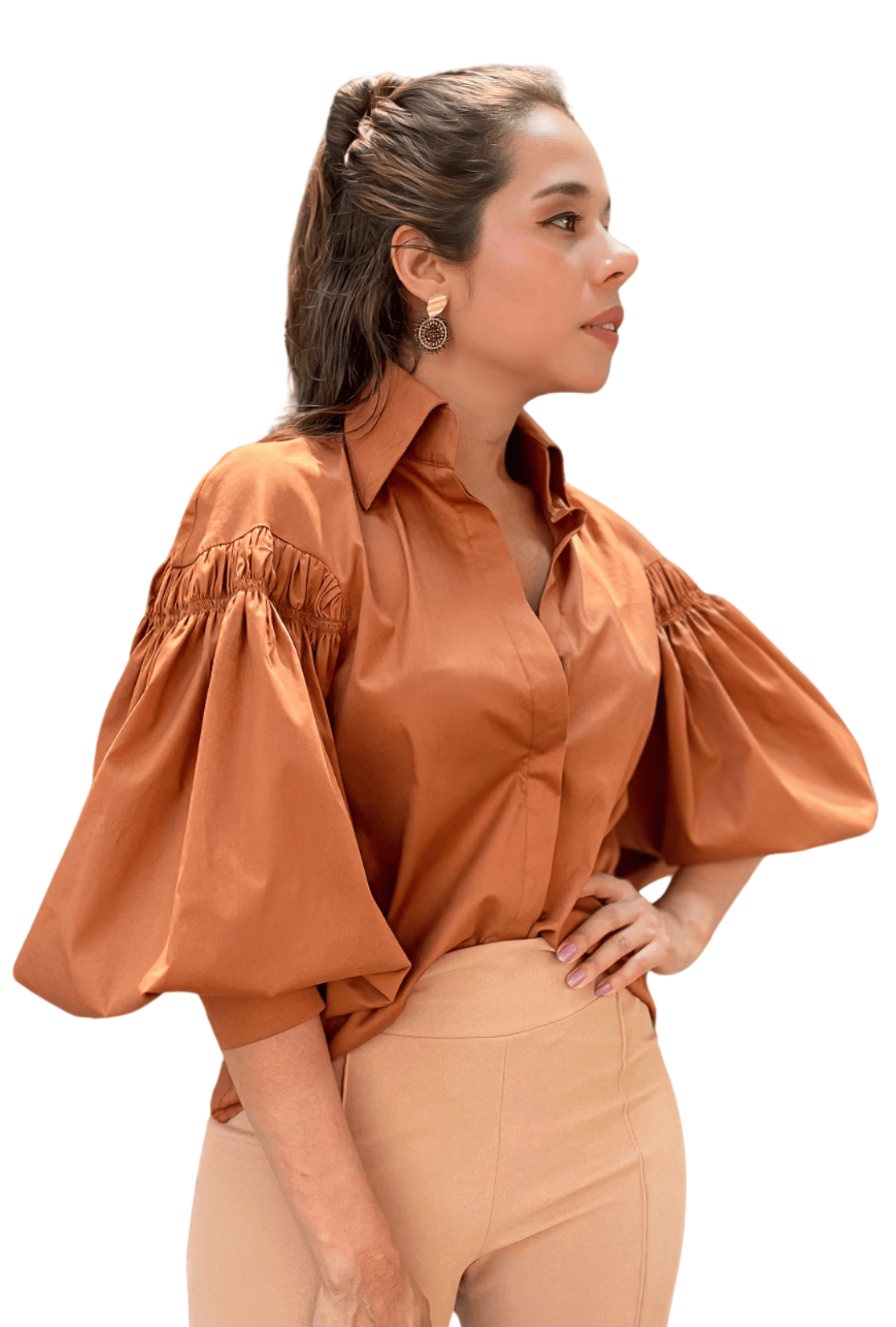 SALMA | CAMISA MANGA GLOBO