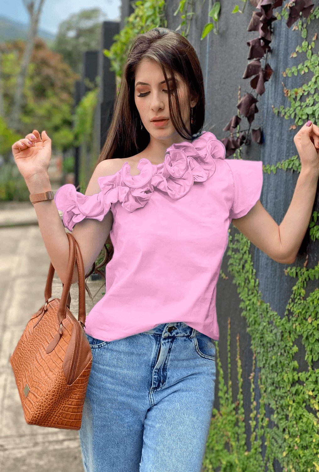 BLUSA ESCOTE ASIMÉTRICO | "PENÉLOPE"