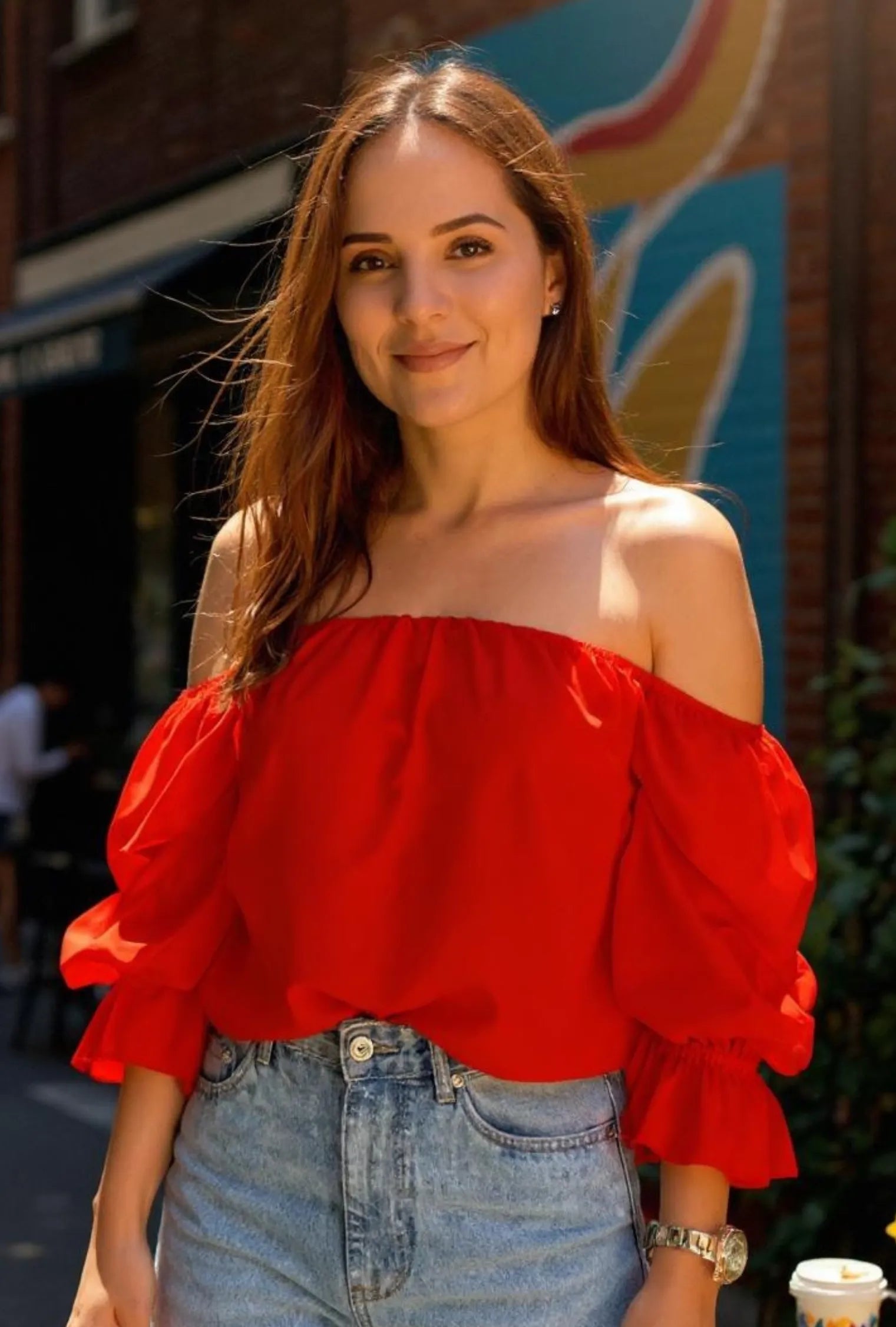 BLUSA EVA HOMBROS DESCUBIERTOS