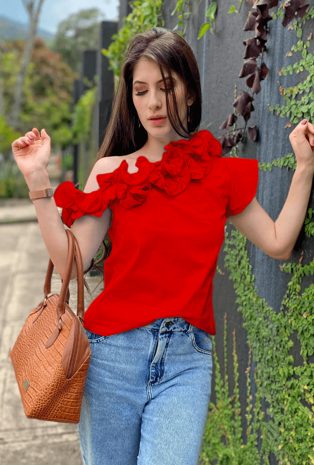 BLUSA ESCOTE ASIMÉTRICO | "PENÉLOPE"