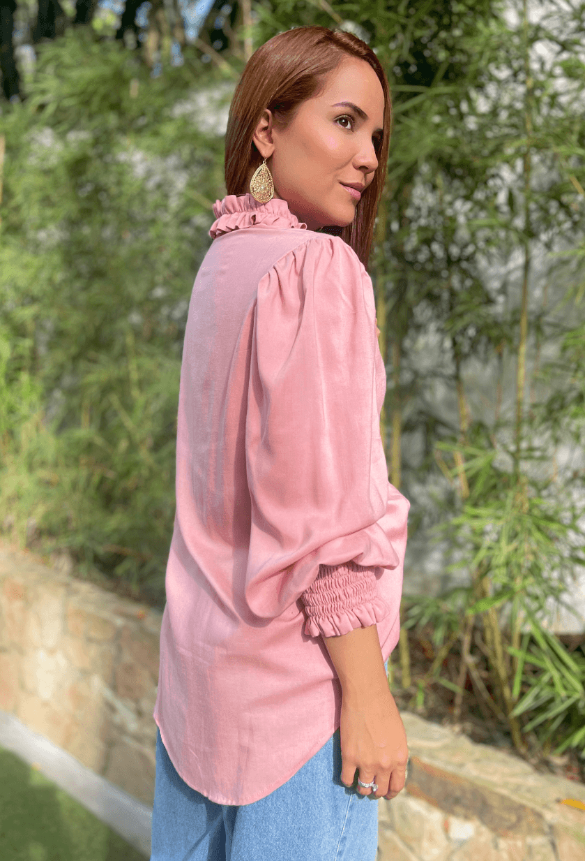 Blusón Oversize Palo de Rosa