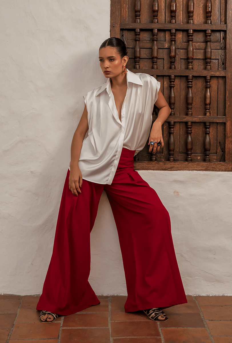 SET CAMISA "CANELA" & PANTALÓN "OCASO"