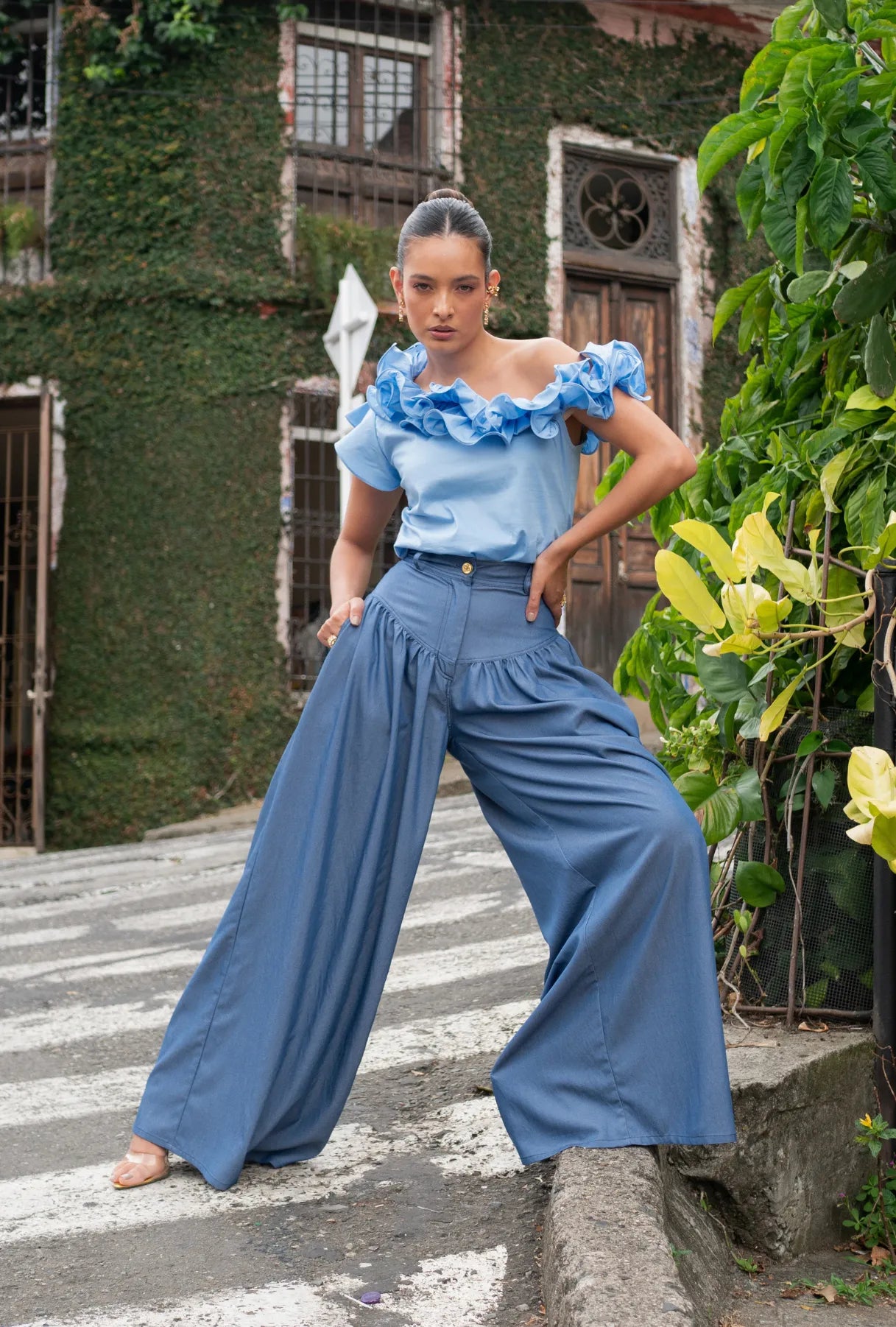 Set Blusa "Penélope" y Pantalón "Brisa de Mompox"