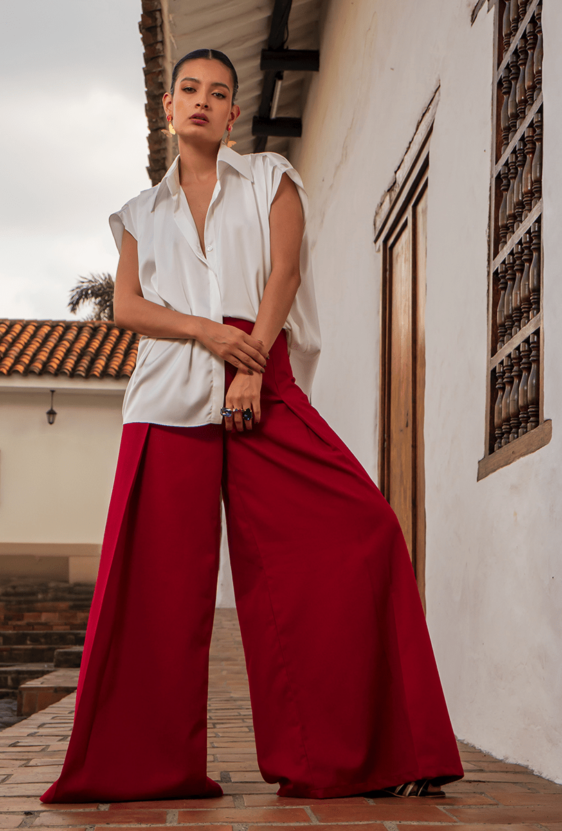 SET CAMISA "CANELA" & PANTALÓN "OCASO"