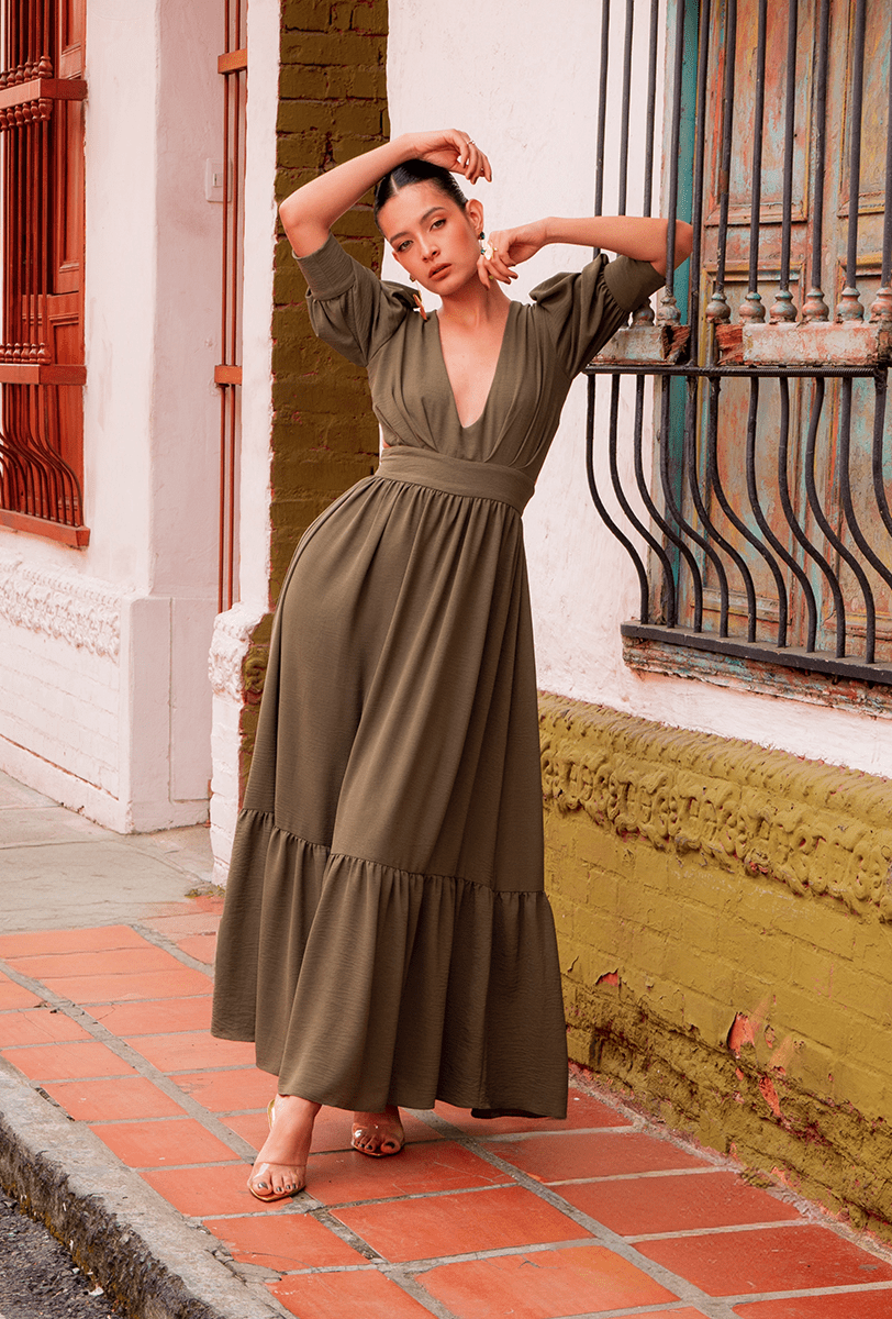 VESTIDO CINTURA ALTA | "BOHEME"