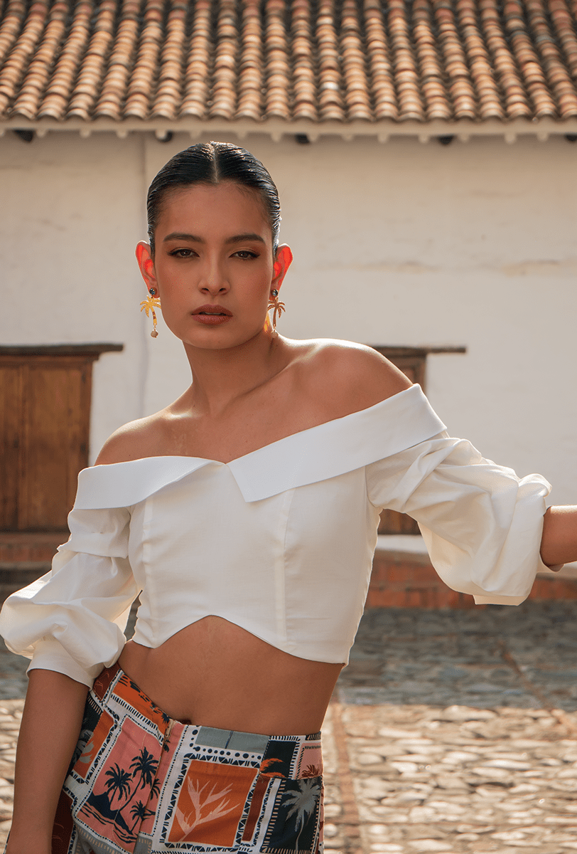 Set Croptop "Scarlet" & Pantalón "Ocaso"