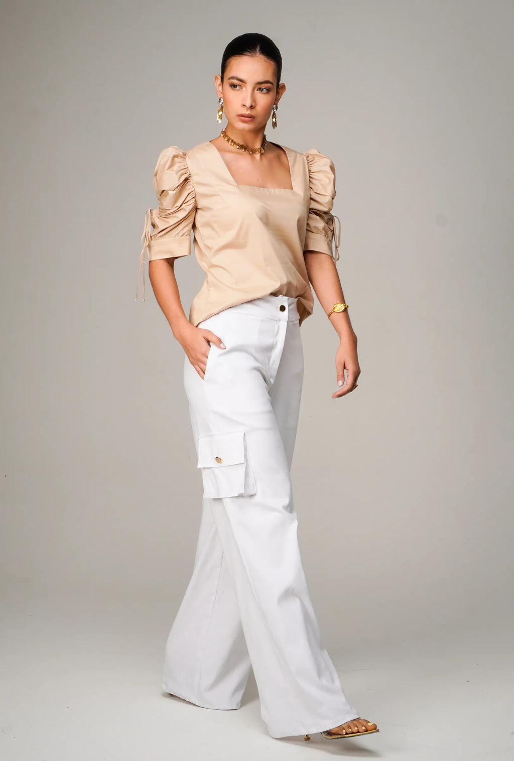 SET BLUSA "TOSCANA" Y PANTALÓN CARGO "AMALFI" | NUEVO
