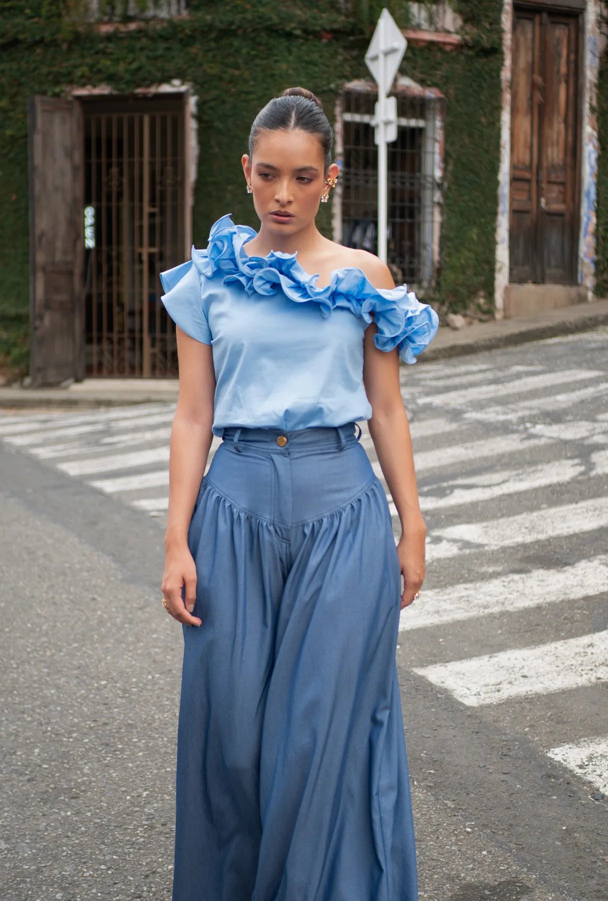 Set Blusa "Penélope" y Pantalón "Brisa de Mompox"