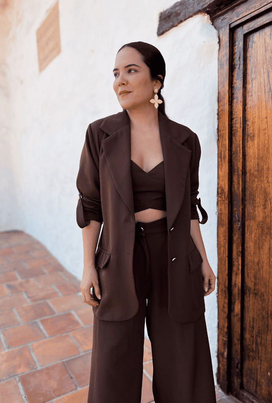 BLAZER OVERSIZE | ÉBANO