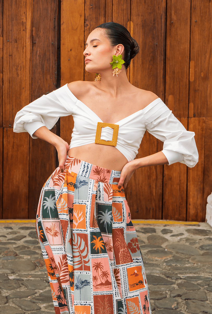 Croptop Escote Bandeja | "Josefina"