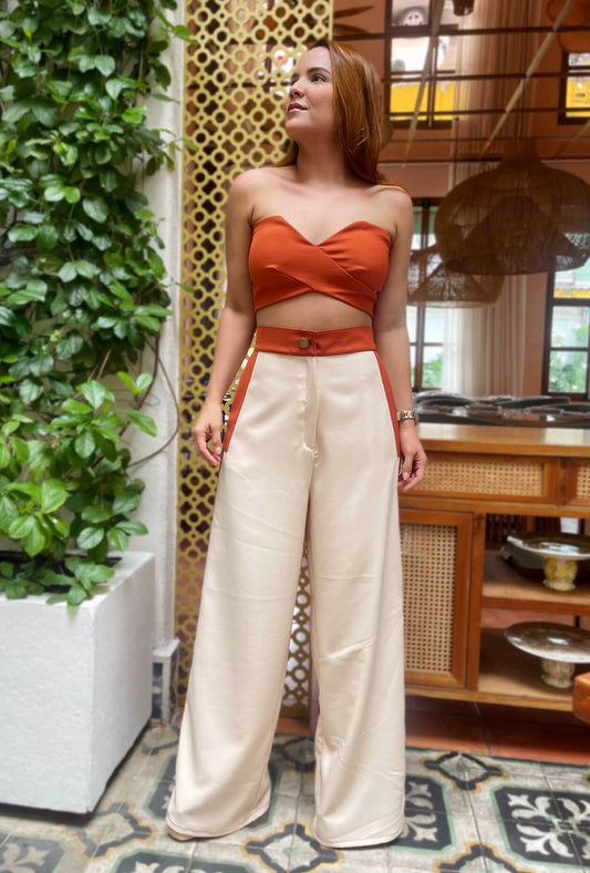 Set Dahlia (Croptop y Pantalón) | New