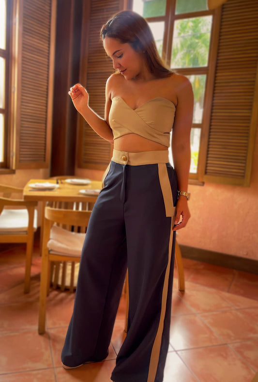 Set Dahlia A (Croptop y Pantalón) | New