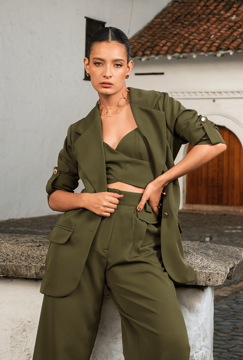 BLAZER OVERSIZE | EBANO