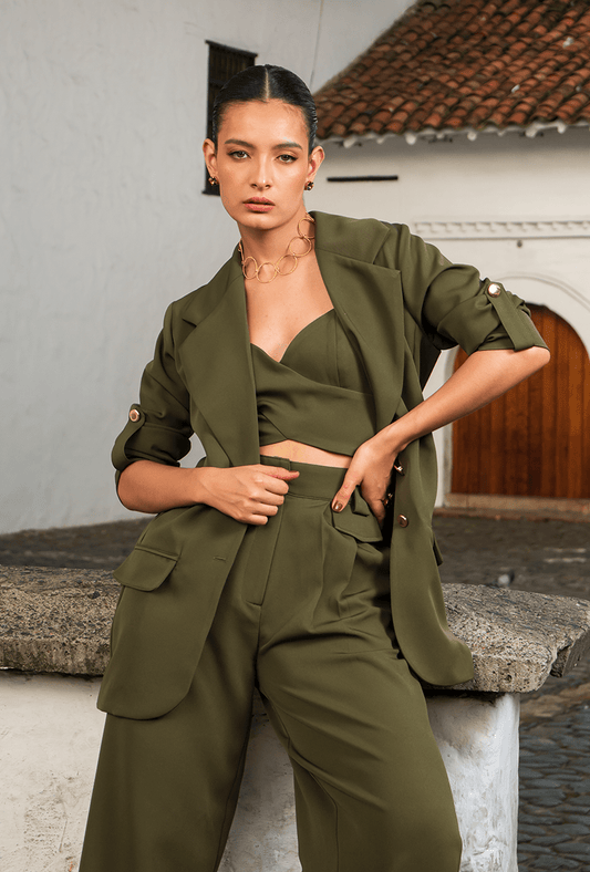 BLAZER OVERSIZE | EBANO