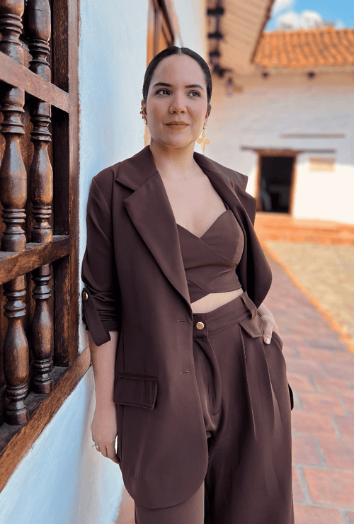 BLAZER OVERSIZE | ÉBANO