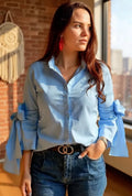 Camisa azul bebé