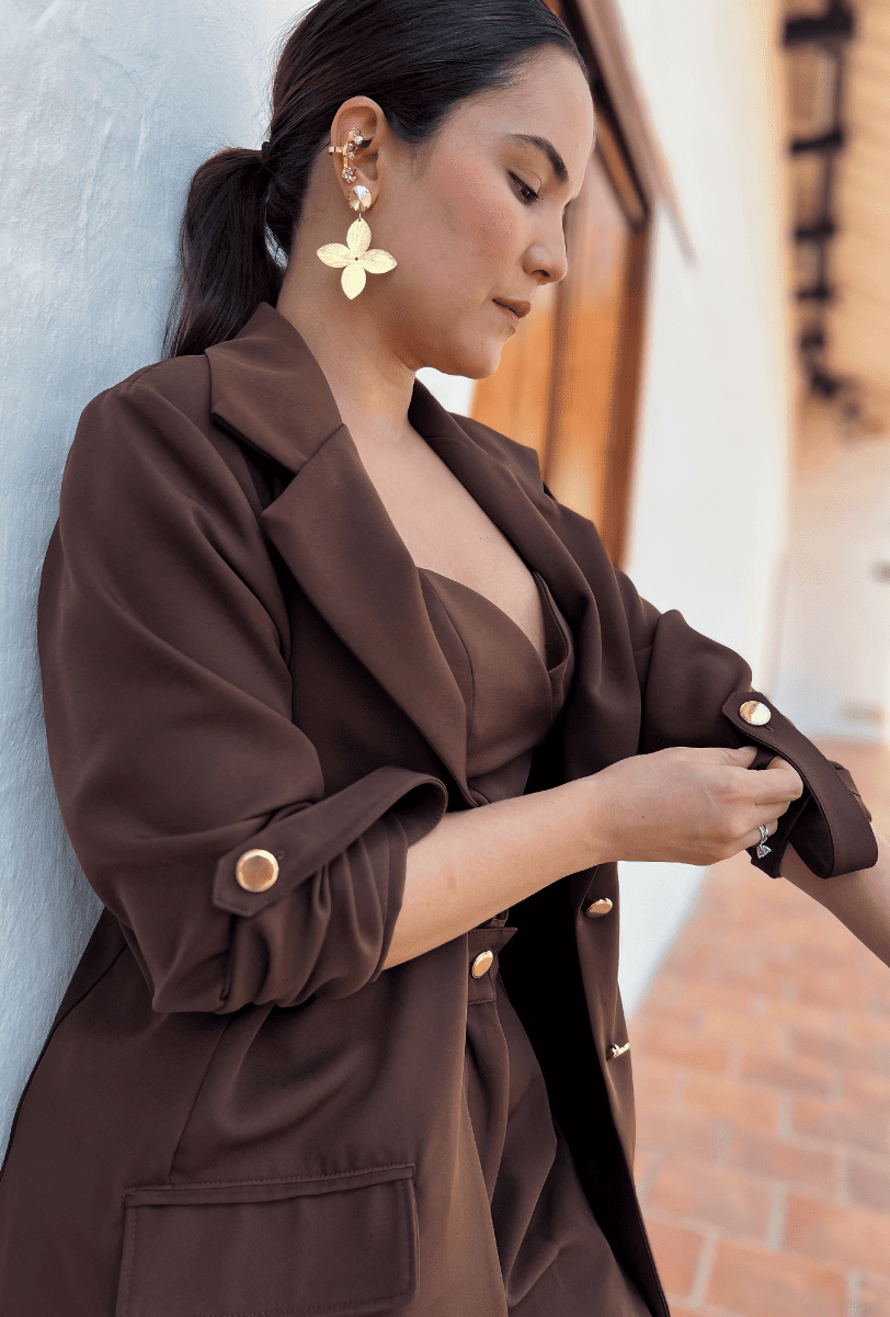 BLAZER OVERSIZE | ÉBANO
