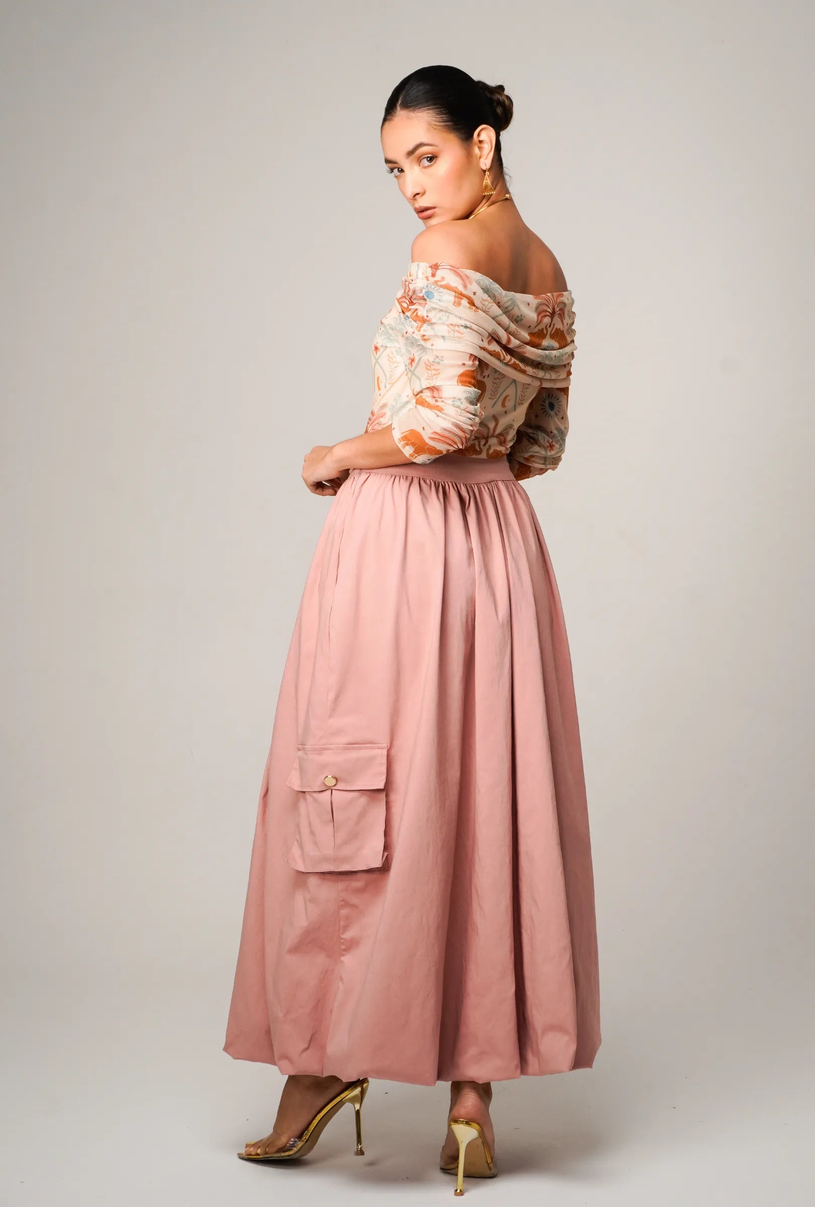 SET BODY OFF SHOULDER "POSITANO" Y FALDA ESTILO GLOBO "VERONA" | NUEVO