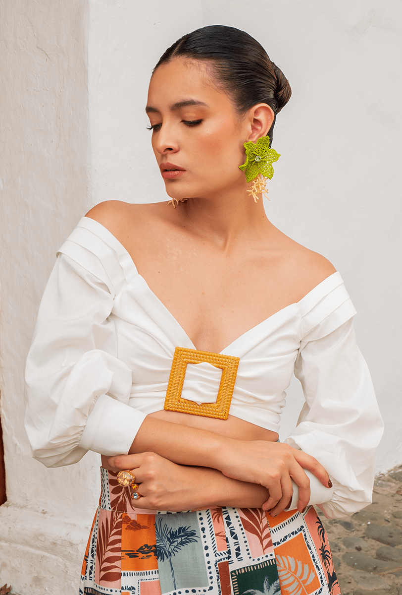 Croptop Escote Bandeja | "Josefina"