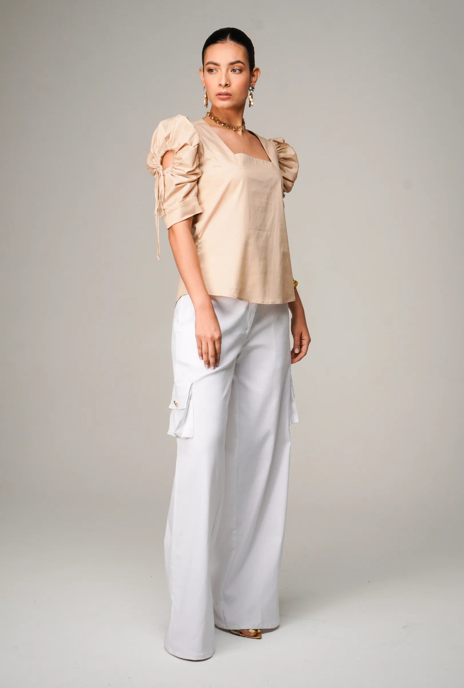 SET BLUSA "TOSCANA" Y PANTALÓN "AMALFI" CARGO | NUEVO