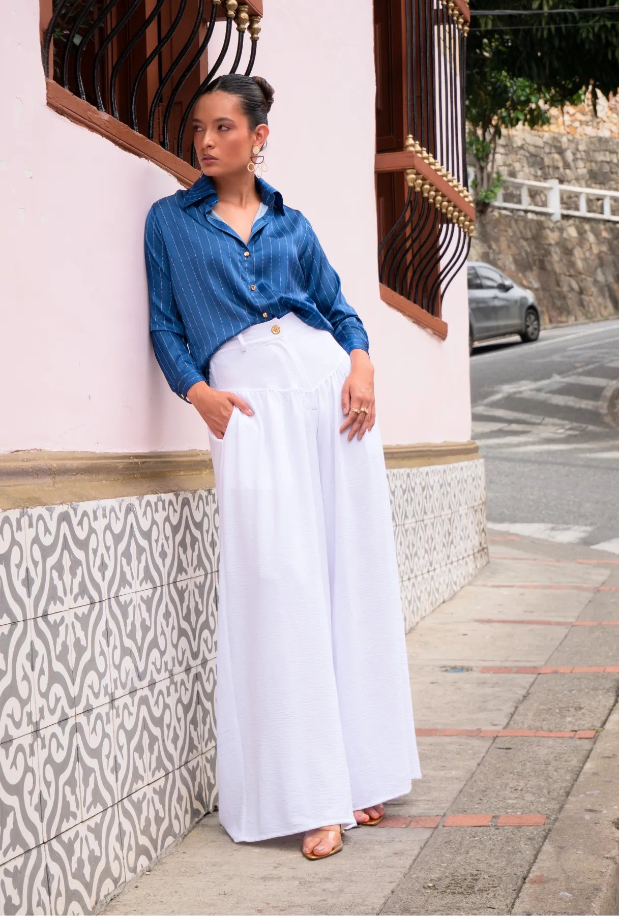 Set Camisa "Barichara" y Pantalón "Brisa de Mompox"