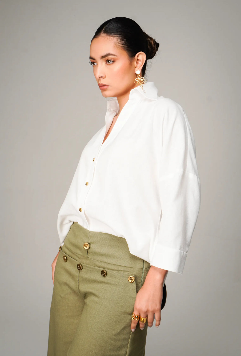 SET CAMISA EN LINO "PORTOFINO" & PANTALÓN PALAZZO "SALINA" | NUEVO