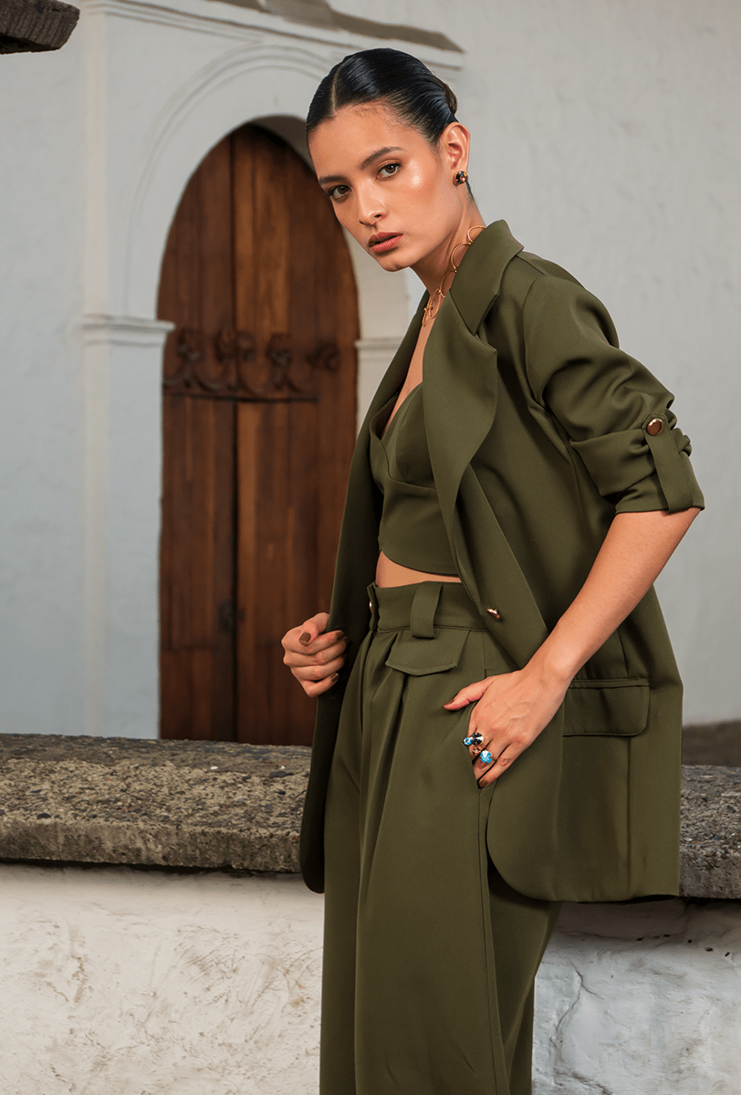 BLAZER OVERSIZE | EBANO