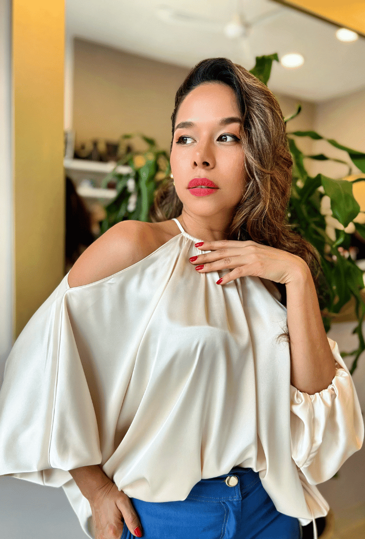 BLUSÓN TAMARA HOMBROS DESCUBIERTOS