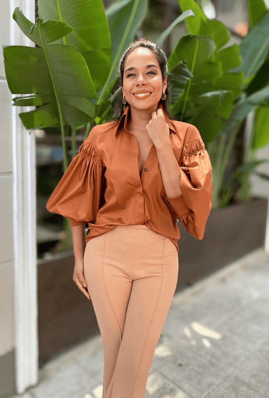 Set camisa Salma - Pantalón Celestine | Nuevo