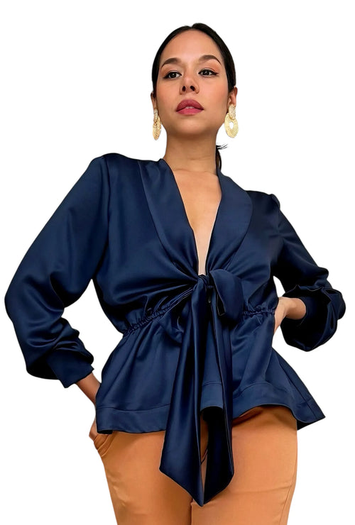 BLUSA ESCOTE EN V | "ALEJANDRÍA"