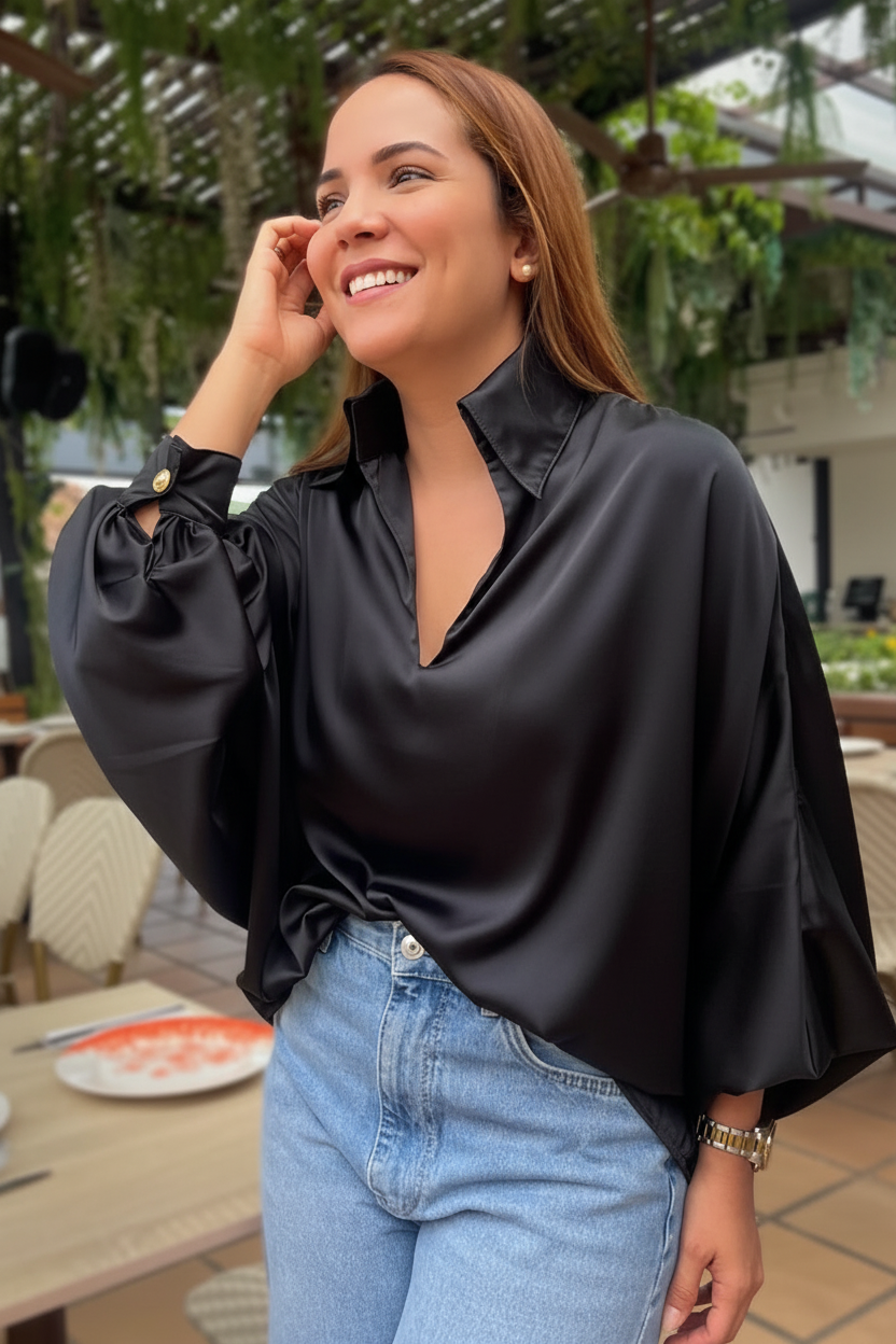 BLUSÓN CASTELLA OVERSIZE COLOR CRUDO