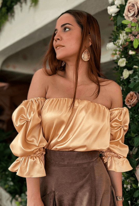 BLUSA ESTILO STRAPLESS | "EVA"
