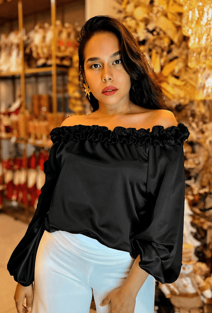 BLUSA CUELLO BANDEJA | "SELENE"