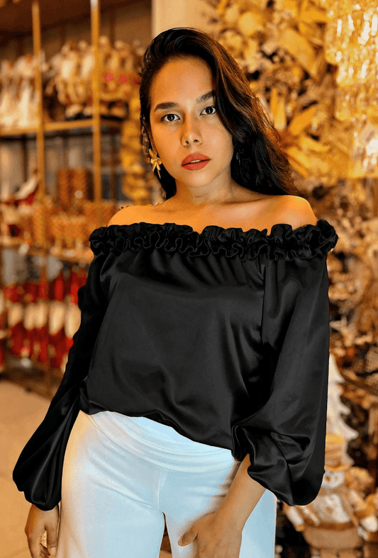 BLUSA CUELLO BANDEJA | "SELENE"