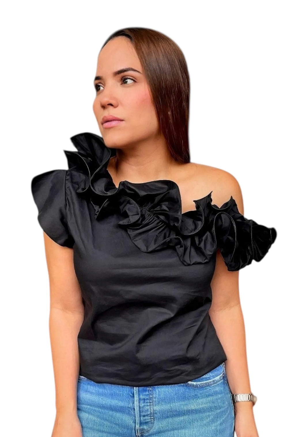 BLUSA ESCOTE ASIMÉTRICO | "PENÉLOPE"