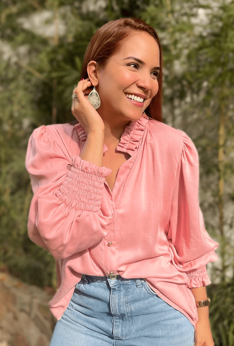 Blusón Oversize Palo de Rosa