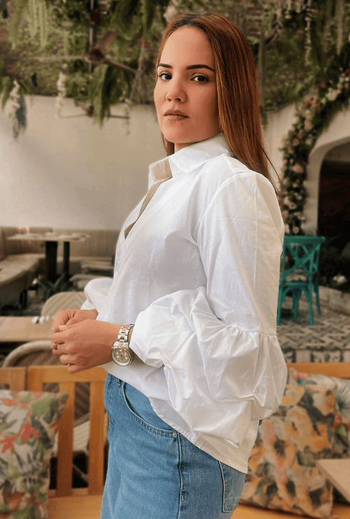 CAMISA MANGA BOMBACHA | "ALMA"