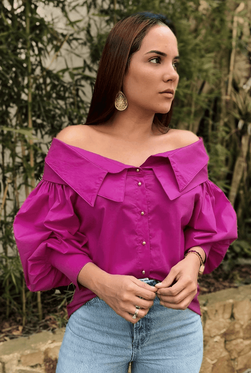 CAMISA OPHELIA DOBLE CUELLO