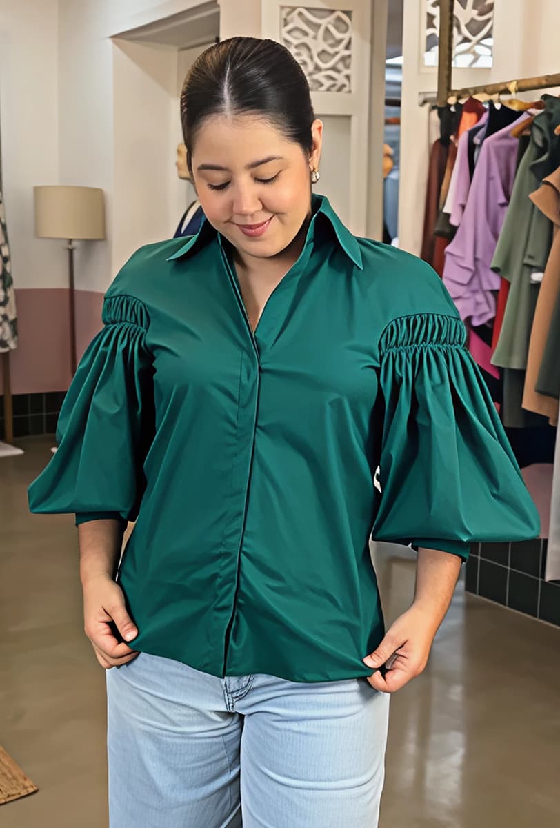 SALMA | CAMISA MANGA GLOBO