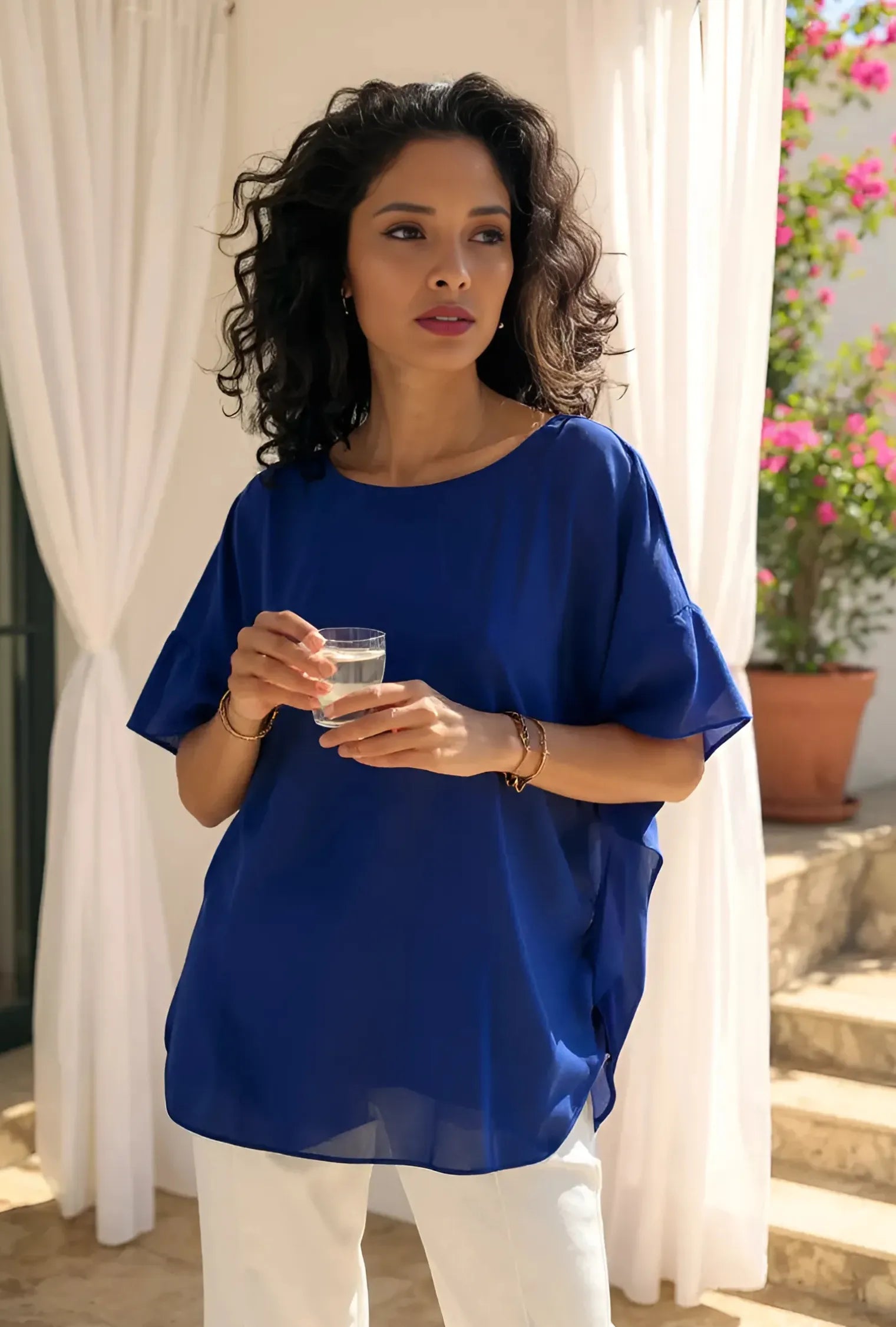 BLUSÓN SAMARA AZUL REY | SALE