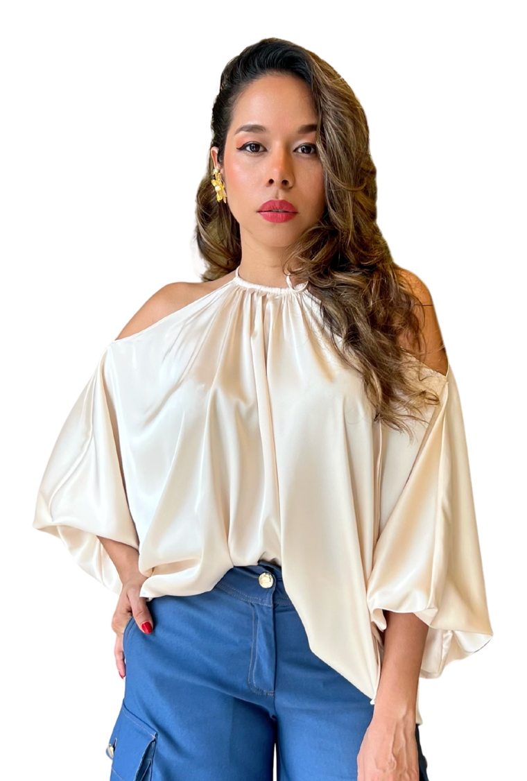 BLUSÓN TAMARA HOMBROS DESCUBIERTOS