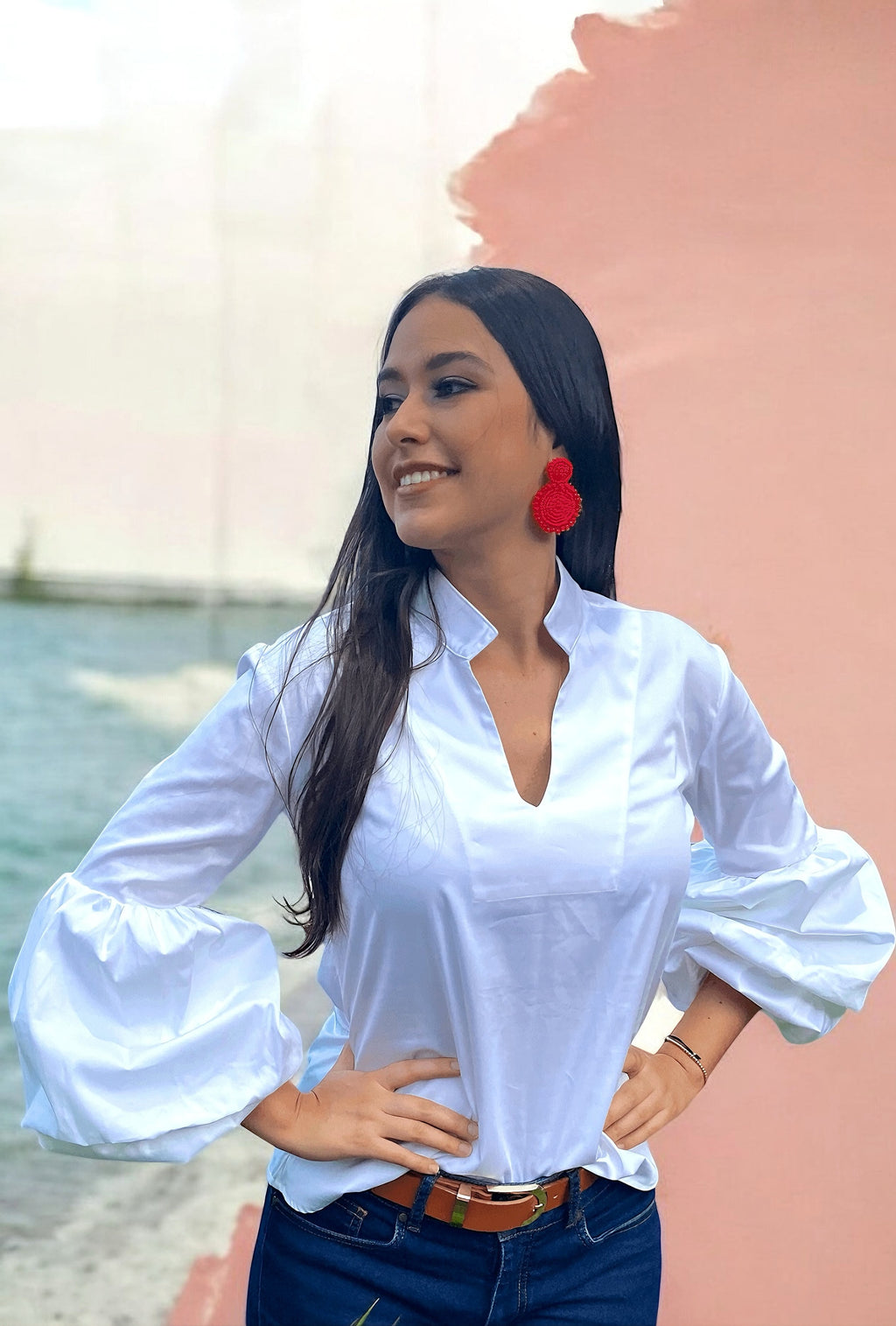 CAMISA MANGA GLOBO | MELODIE