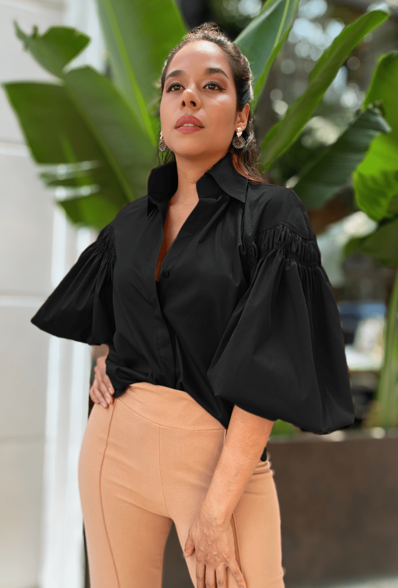 SALMA | CAMISA MANGA GLOBO