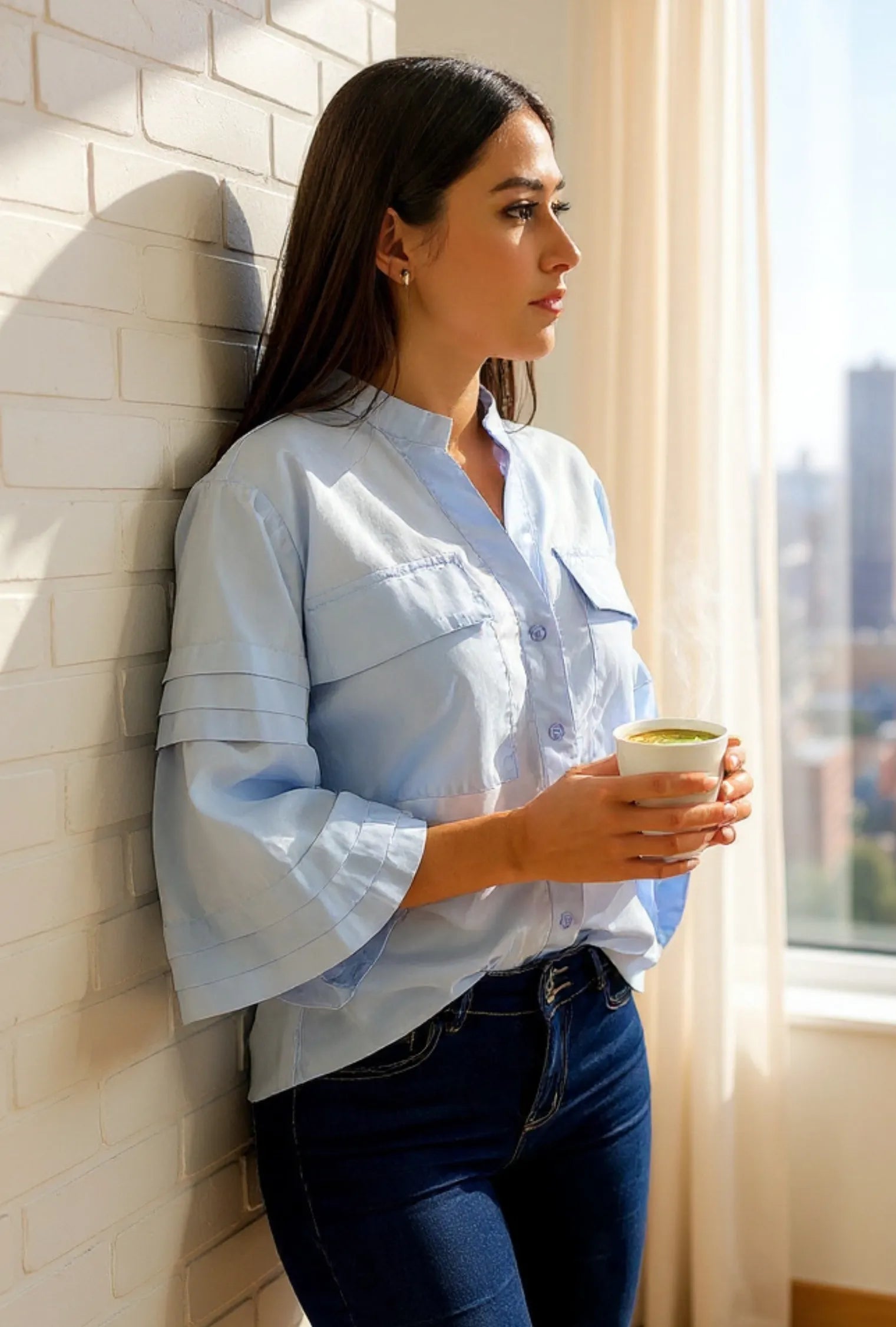 Camisa Azul