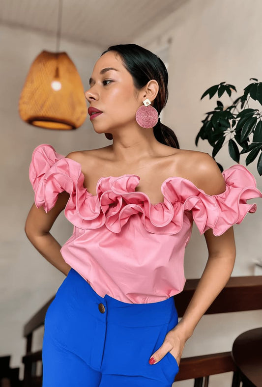 BLUSA CUELLO BANDEJA | NORAH