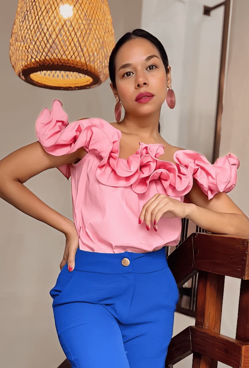 BLUSA NORAH CUELLO BANDEJA